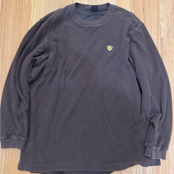Nike Air Jordan 20th Anniversary XIV heavy brown thermal sweatshirt 3XL - Picture 1 of 5